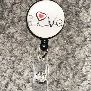 NWOT Nurse/Medical Themed Retractable Badge Reel